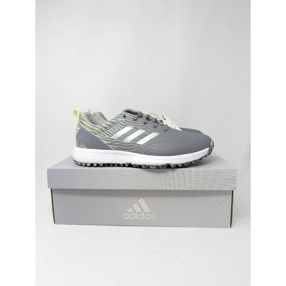 NEW adidas Womens S2G Golf Shoes GZ3911 2022 - Grey Three/Pulse Lime Ladies New - Picture 1 of 8